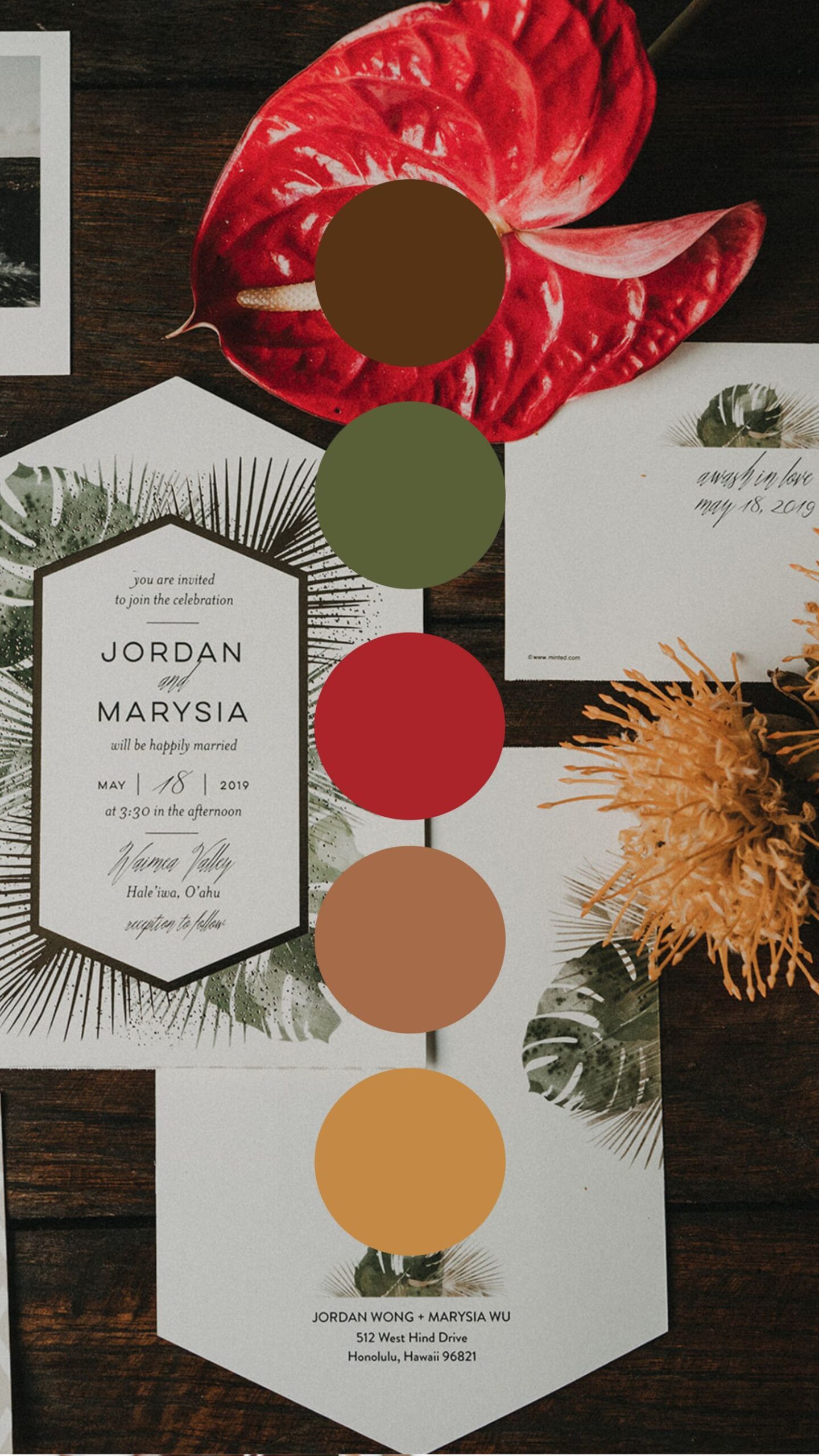 FTG’s Wedding Color Palette Collection  — For The Good Weddings and Events