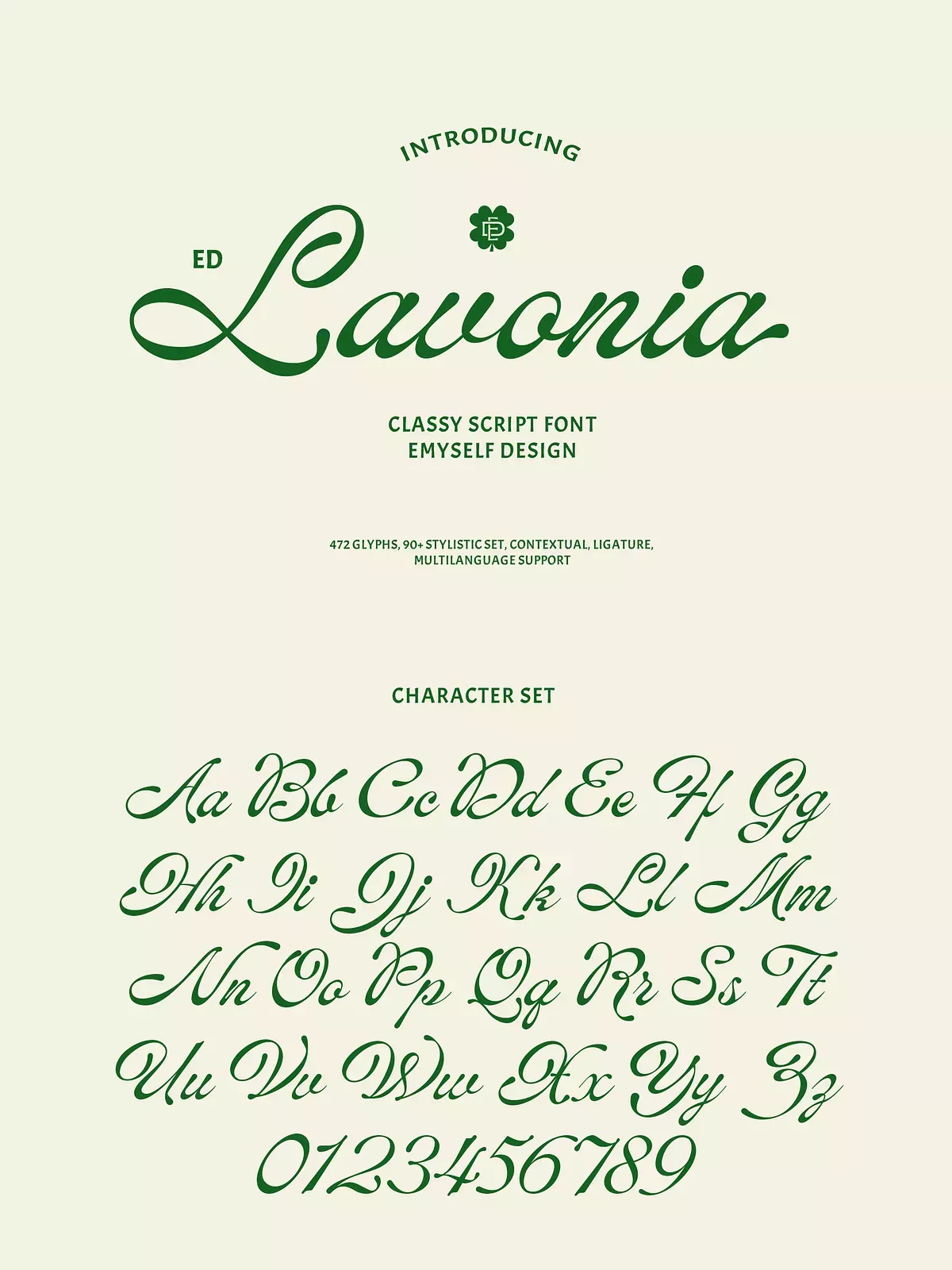 ED Lavonia: Chic Love Script Font ✨