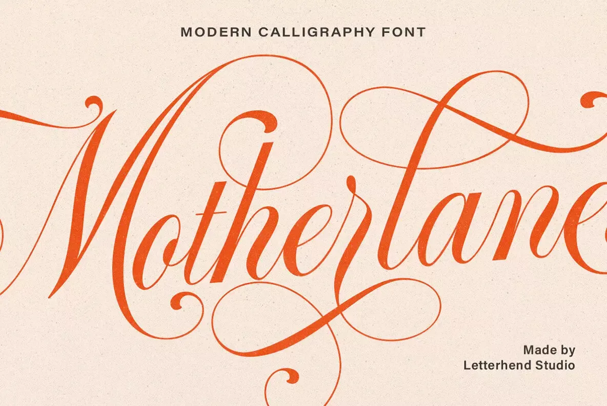 Motherlane Font — YouWorkForThem