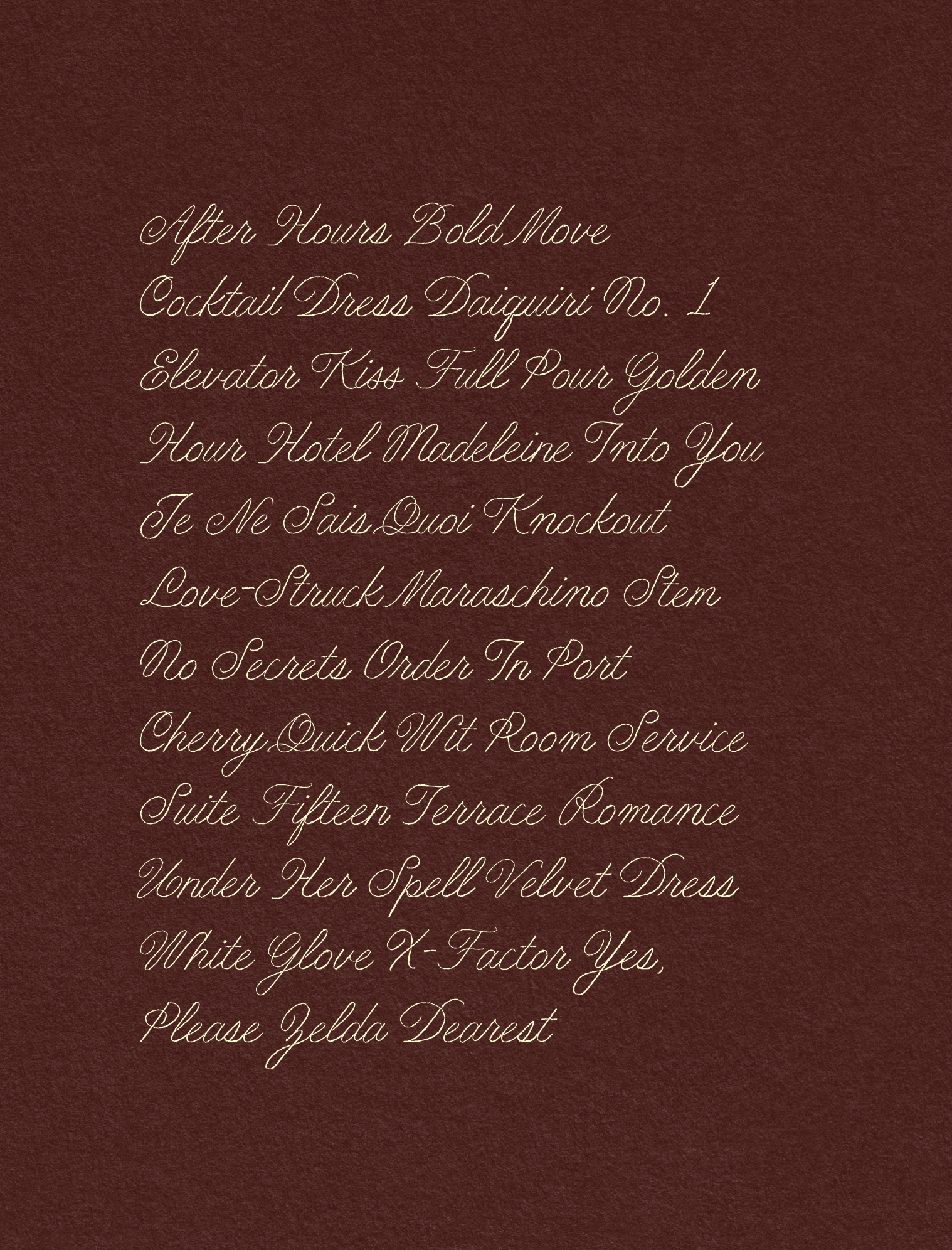 Morello Script Handmade Font