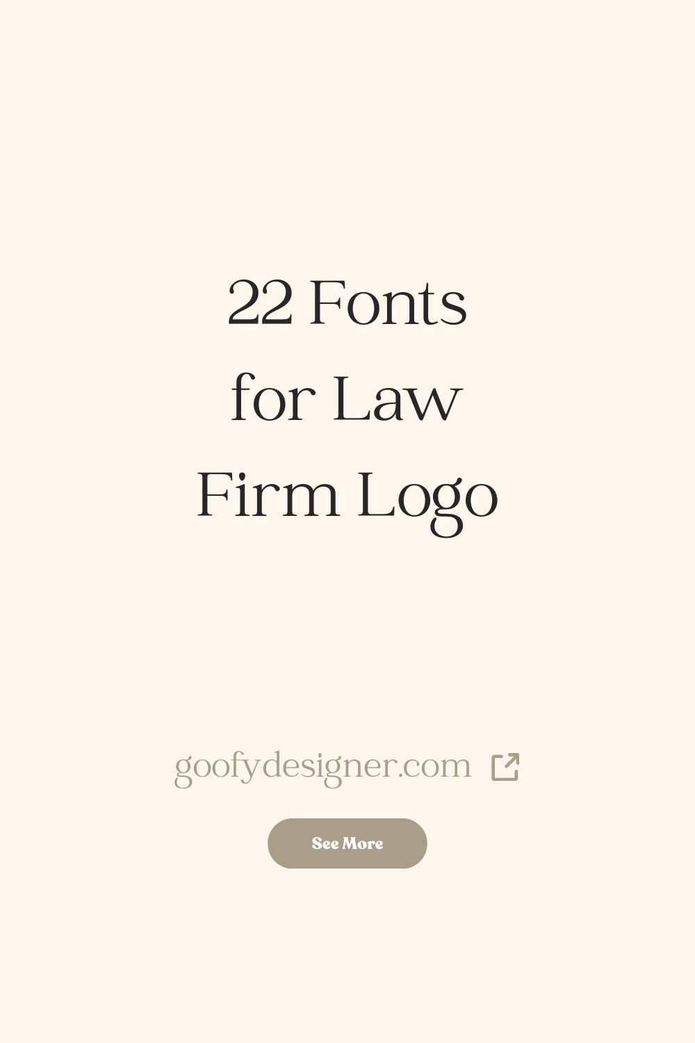 22 Fonts for Law Firm Logo