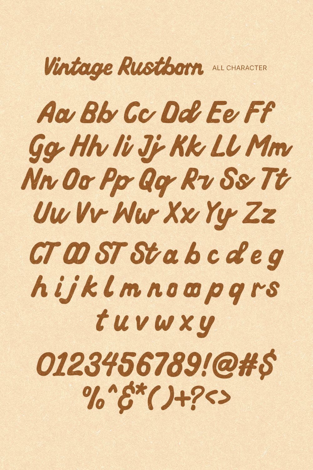 Vintage Rustborn – Retro Script Font