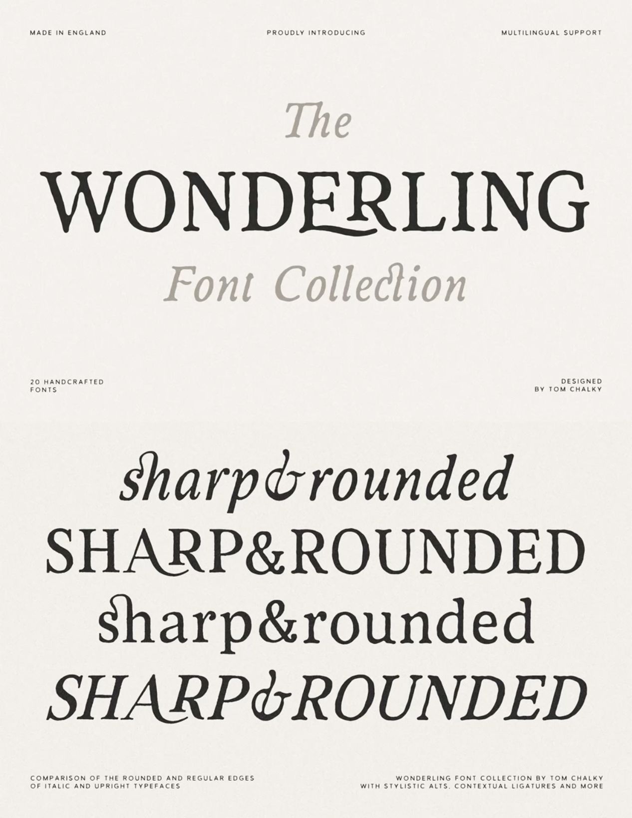 Modern Handmade Font Collection — Wonderling