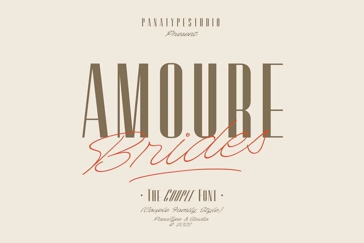 Amoure Brides Font — YouWorkForThem