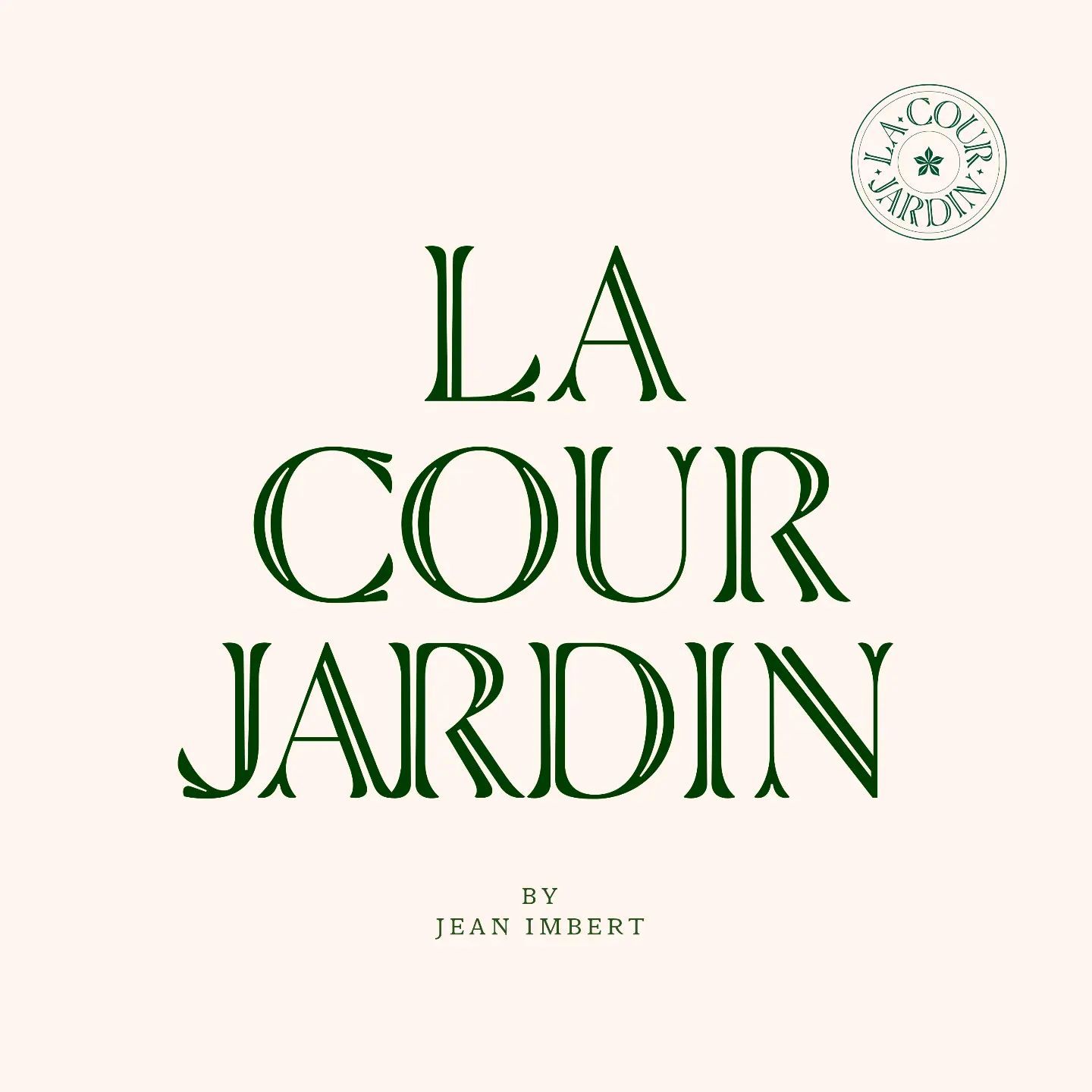 Identité végétale pour La cour Jardin — LOGONEWS