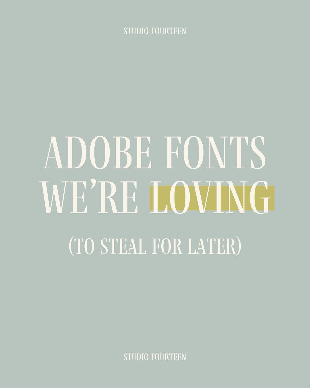 Bold, Versatile, Underrated Adobe Fonts You’ll Love 🤩