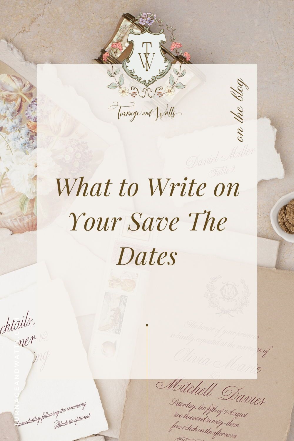 Save the Date Wording