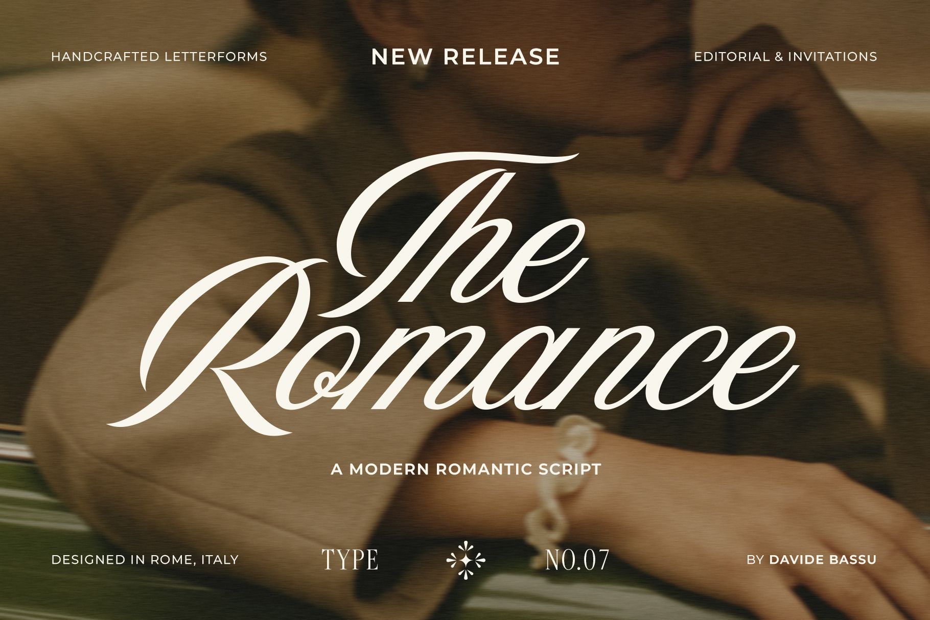 The Romance — Romantic Script Font, a Script Font by Davide Bassu