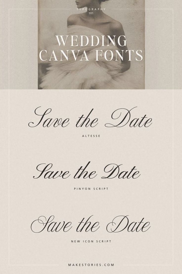 Delicate Canva Wedding Handwritten Script Fonts