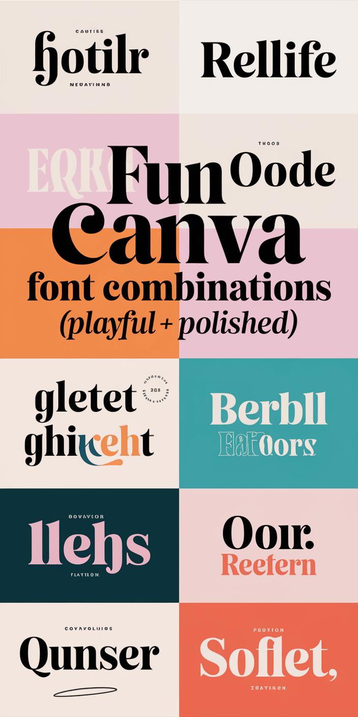 Fun Canva Font Combinations (Playful + Polished)