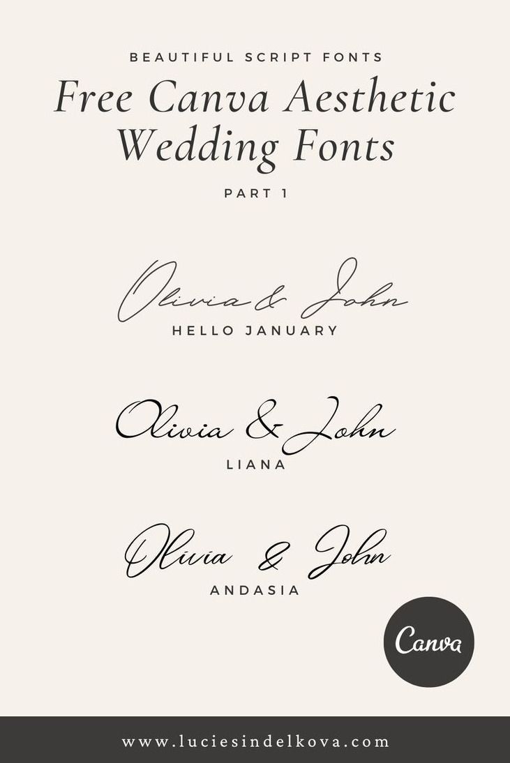 Best Wedding Font |