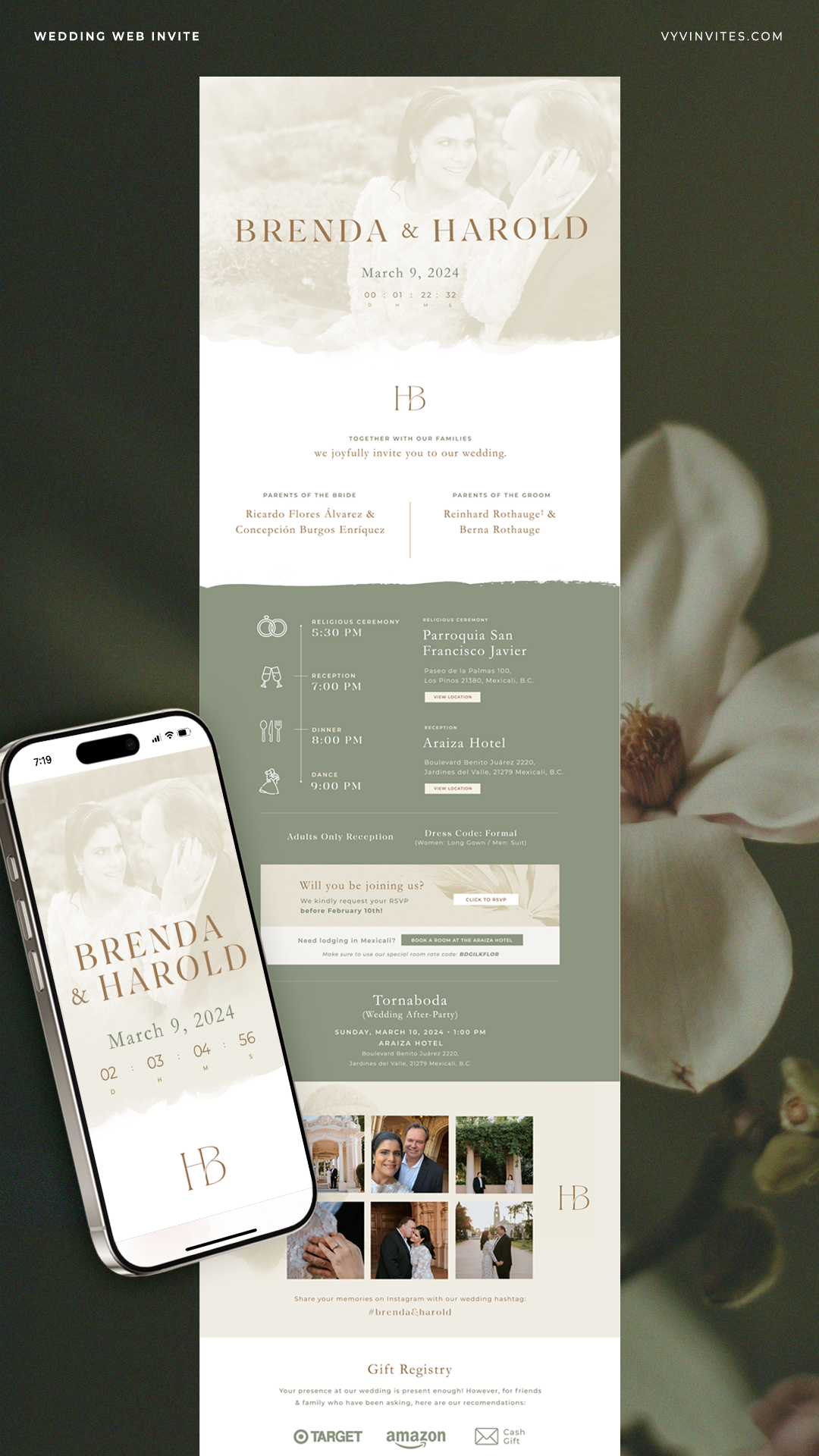 Invitación digital para boda 💌