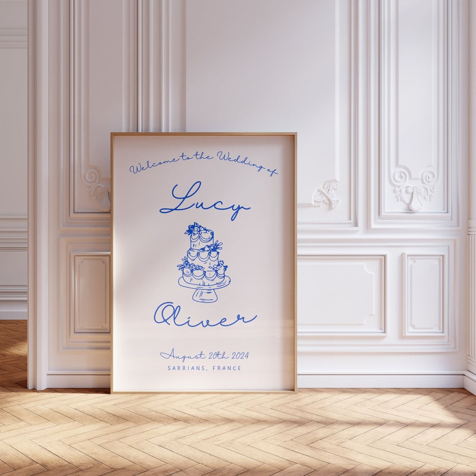 W03 Modern Wedding Welcome Sign Template Vintage Inspired Colorful Fun French Whimsical Minimalist Aesthetic digital Download Printable — Etsy