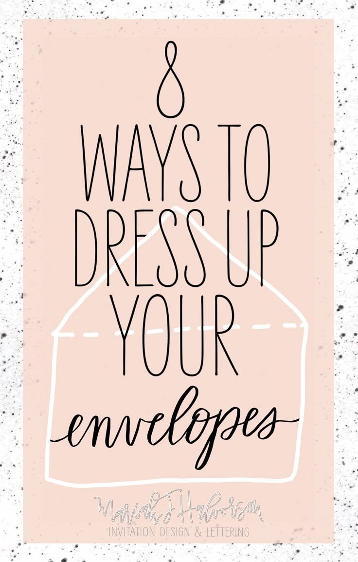 8 Ways to Dress Up Your Envelopes