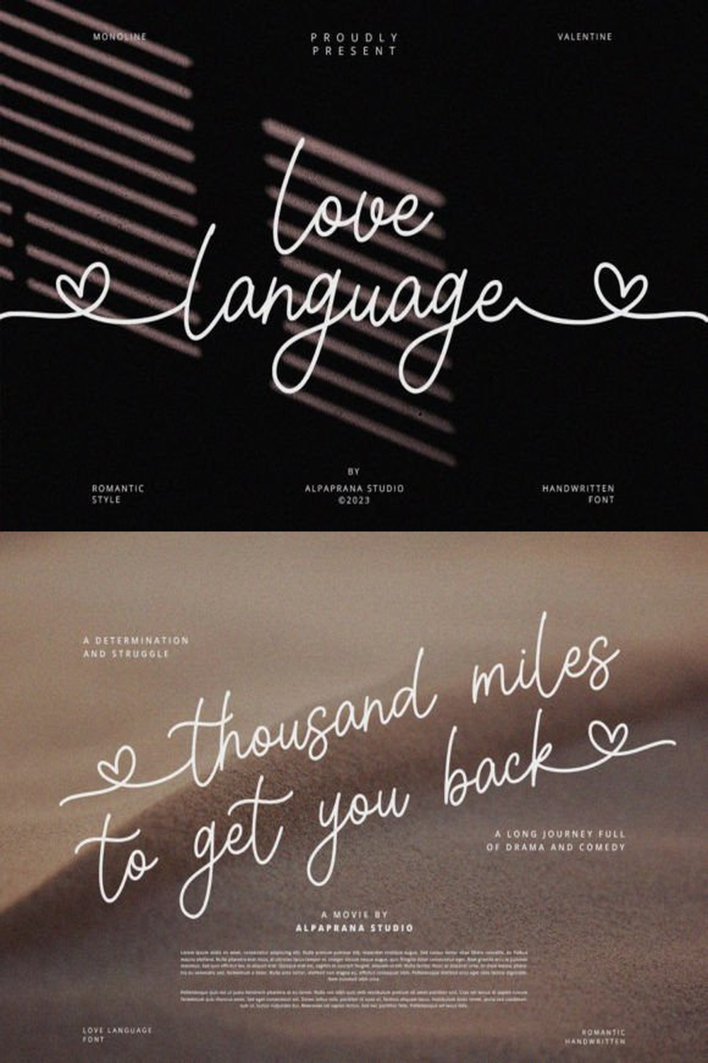 Love Language Font: Romantic Handwritten Script for Modern Branding and Logos