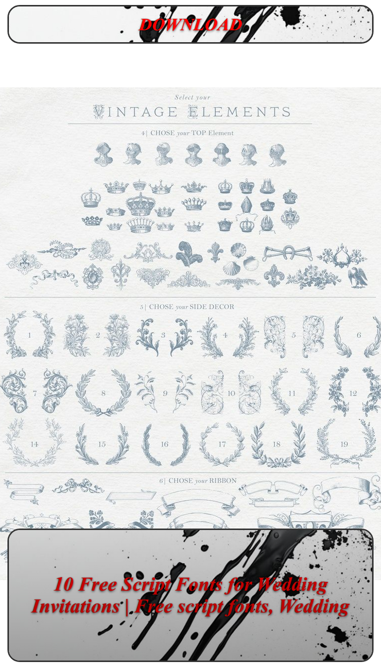 10 Free Script Fonts for Wedding Invitations | Free script fonts, Wedding