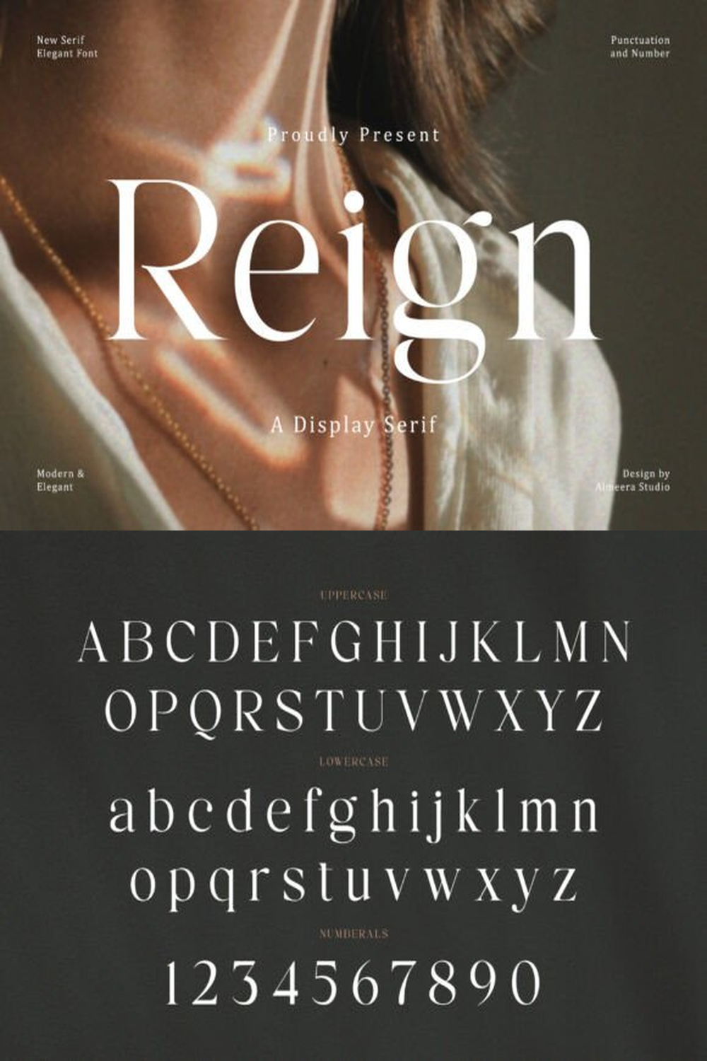 Reign Font: Modern Display Serif for Luxury Branding and Fashion Editorials