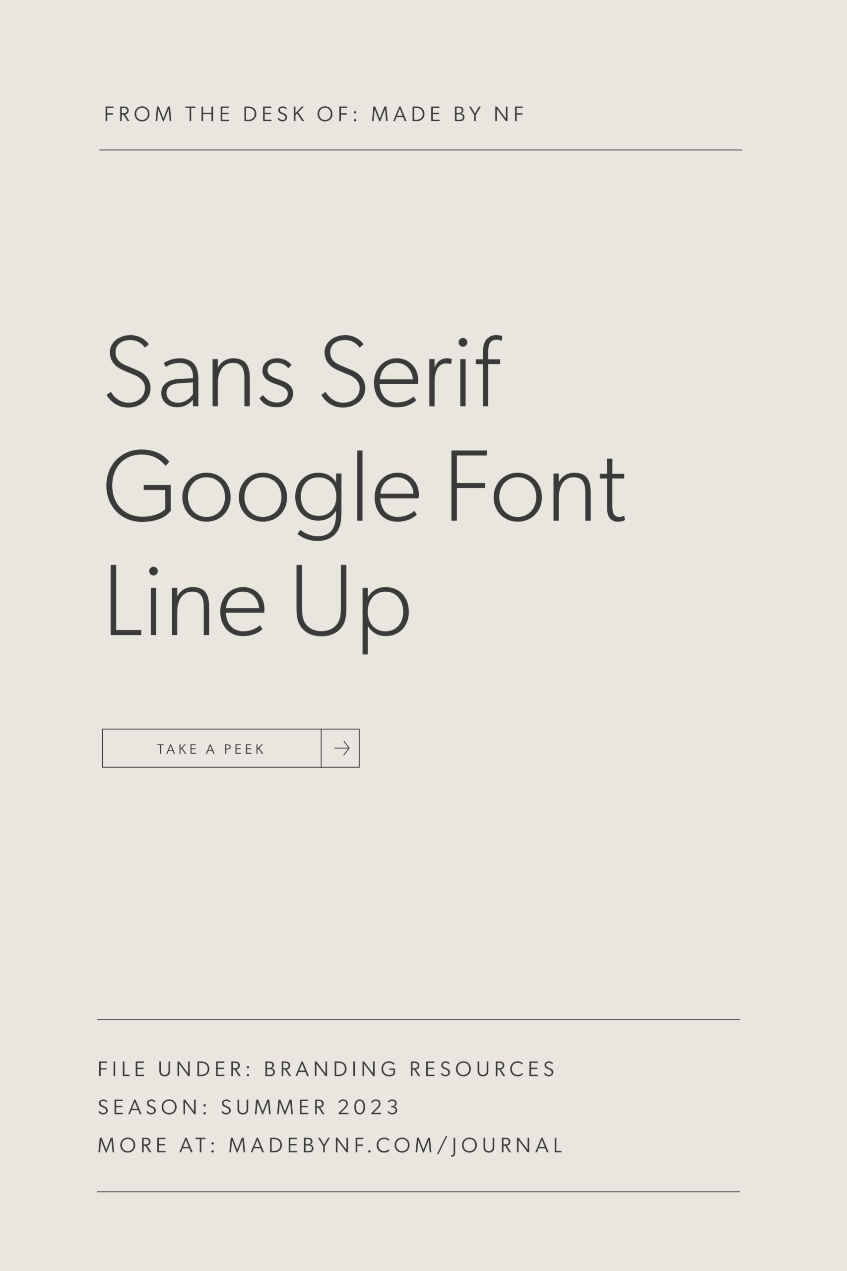 Top Sans Serif Font Choices from Google Fonts