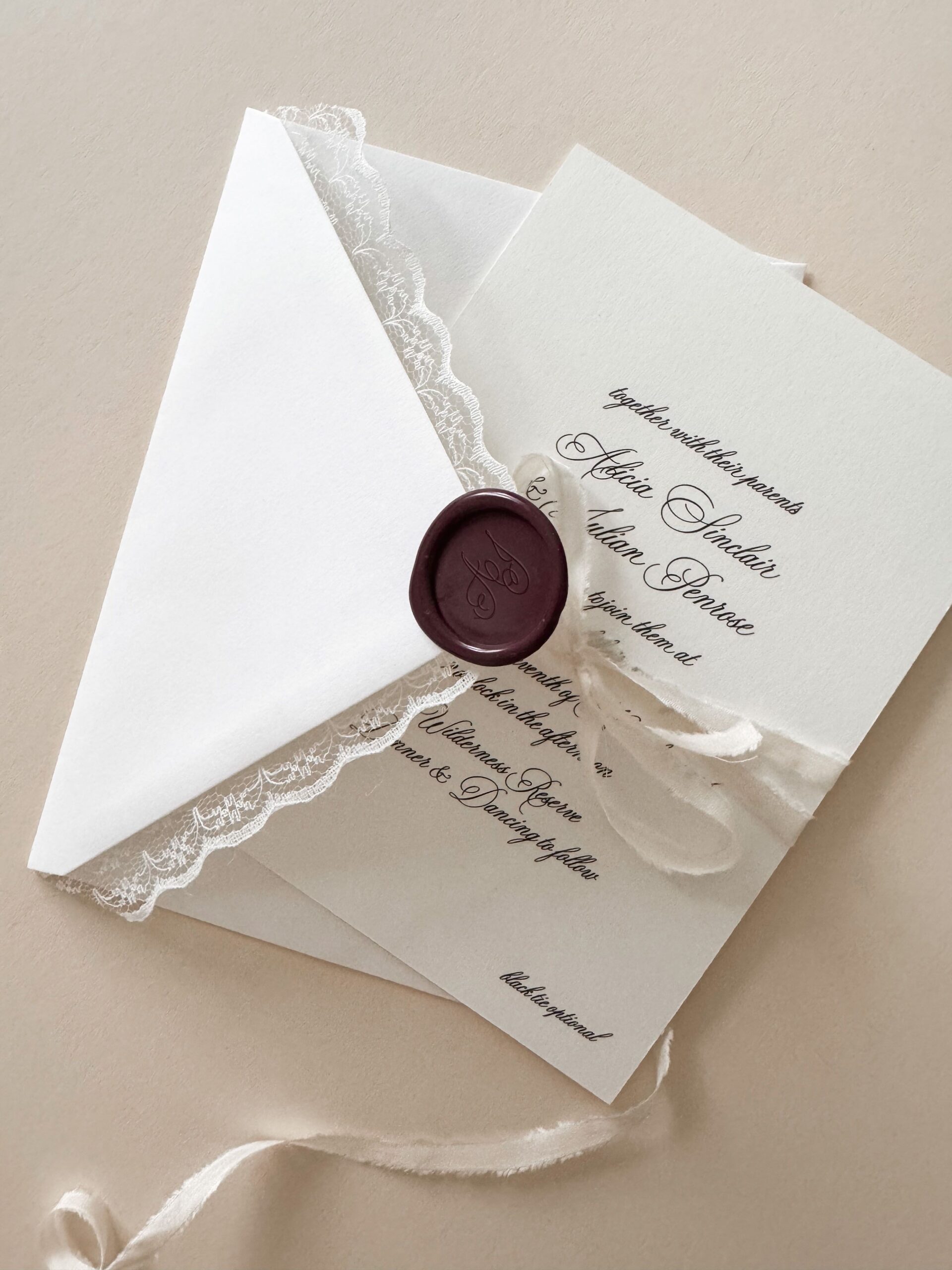 Vintage Wedding Invitation