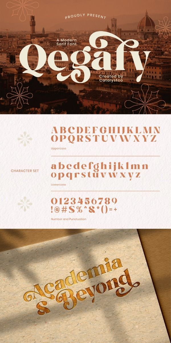 Qegafy – Elegant Serif Font Collection for Professionals