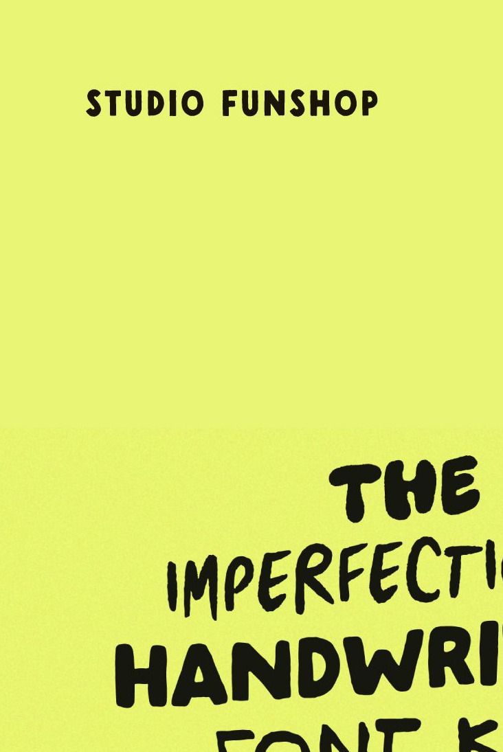 Imperfectionist Handwriting Font Kit