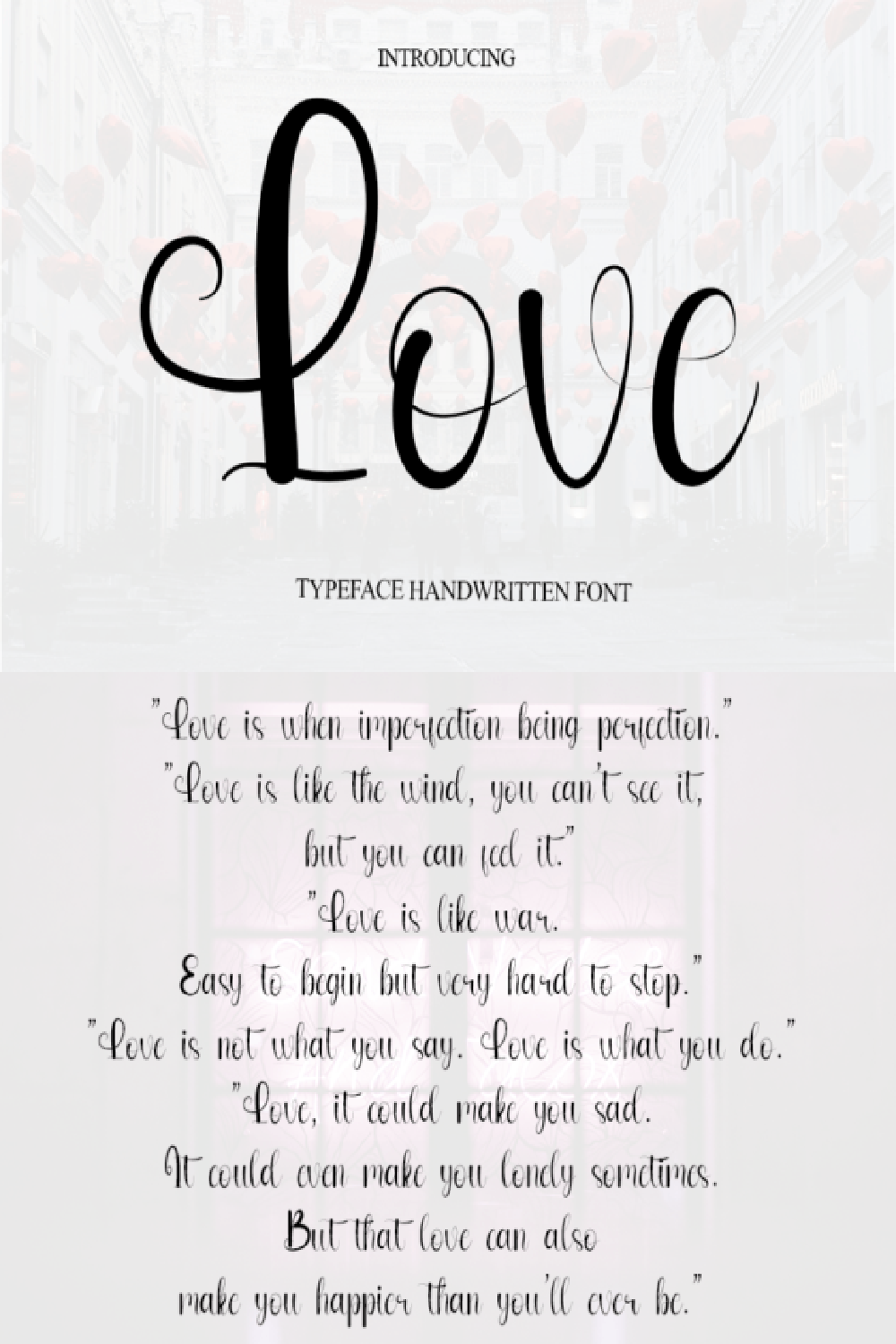 Love Font: Elegant Calligraphy Script for Instagram and DIY Projects