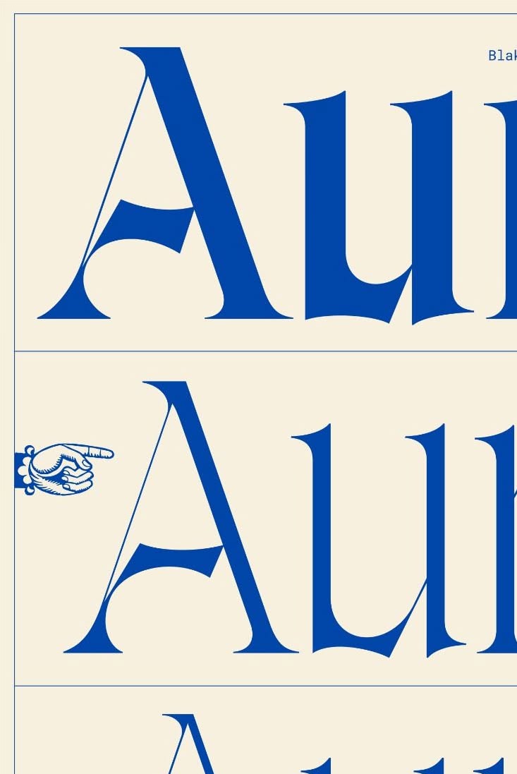 Unique Display Typeface