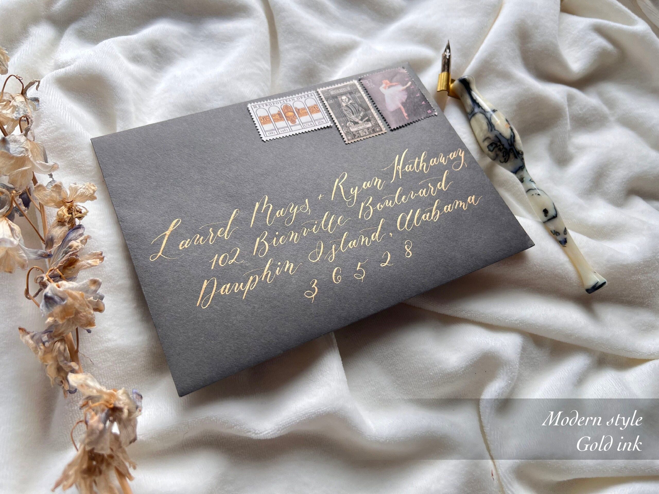 Custom Calligraphy Envelope Addressing | Hand Lettering | Classic Elegant Script | Wedding Invitation Calligraphy | SAMPLE LISTING — Etsy
