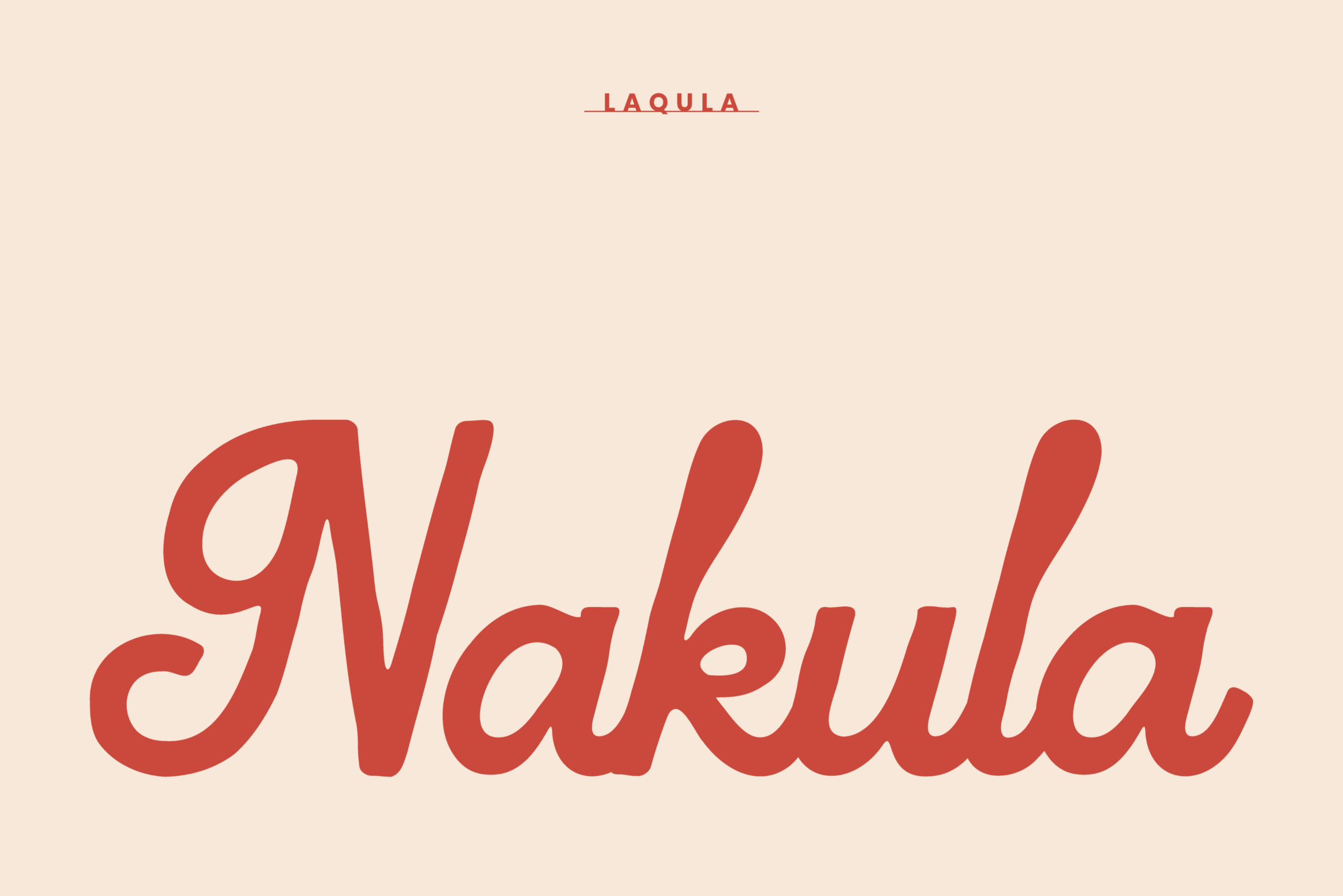 Laqula — Classic Script Font — Web Font License — 500k-1M Pageviews / Month