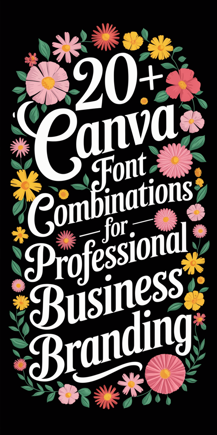 20+ Canva Font Combinations for Professional Business Branding