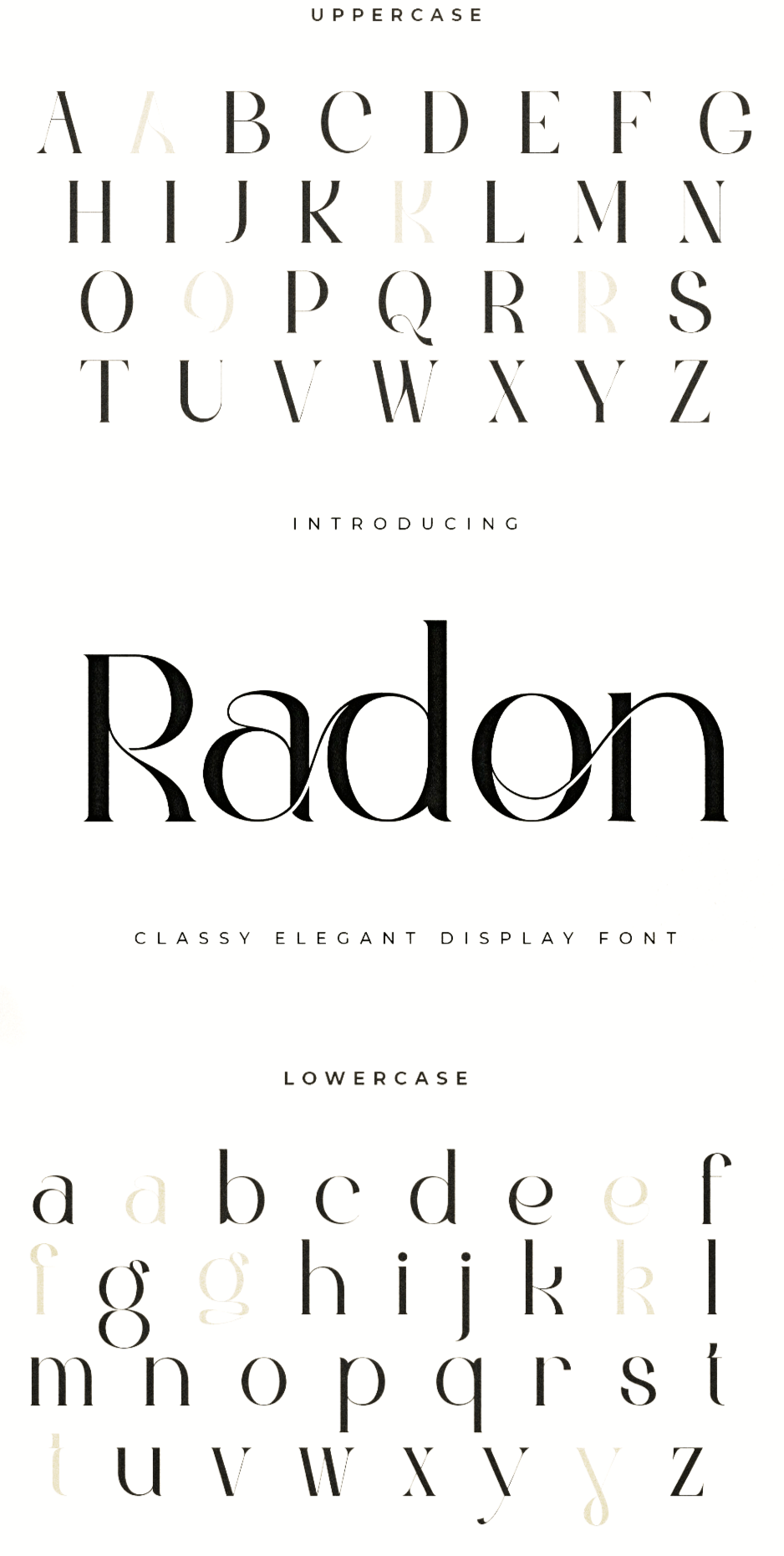 Free Handwritten elegant serif font