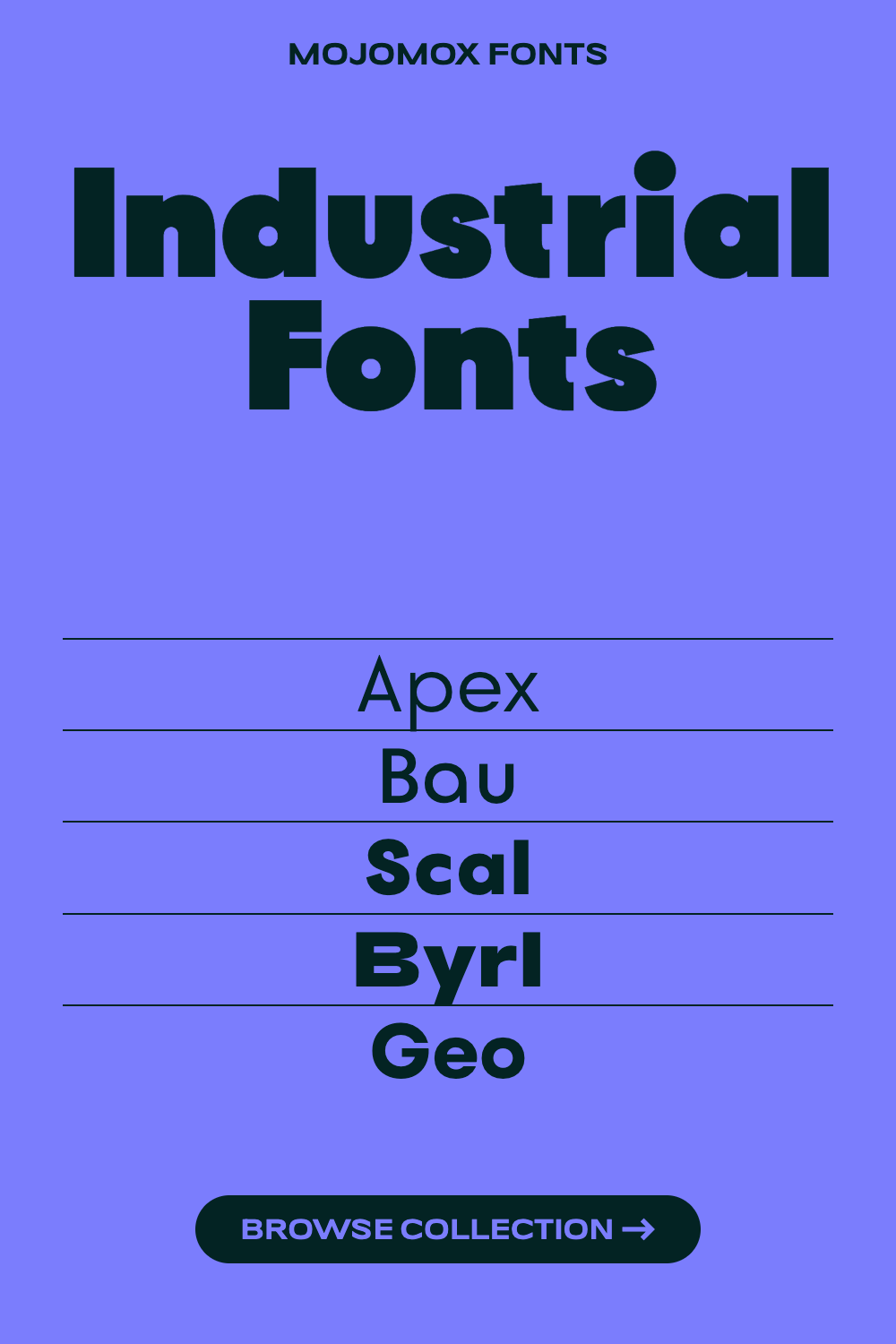 Industrial Fonts