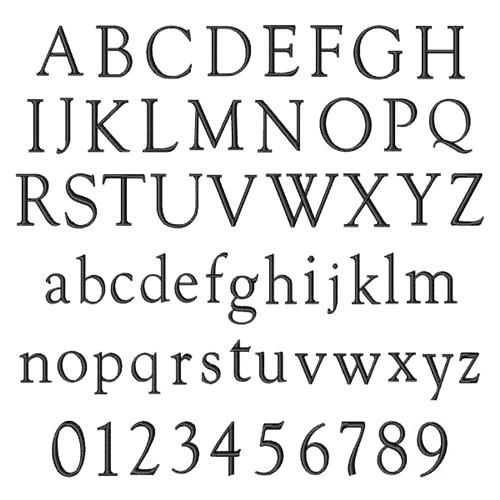 Goudy Old Style Font Embroidery Font