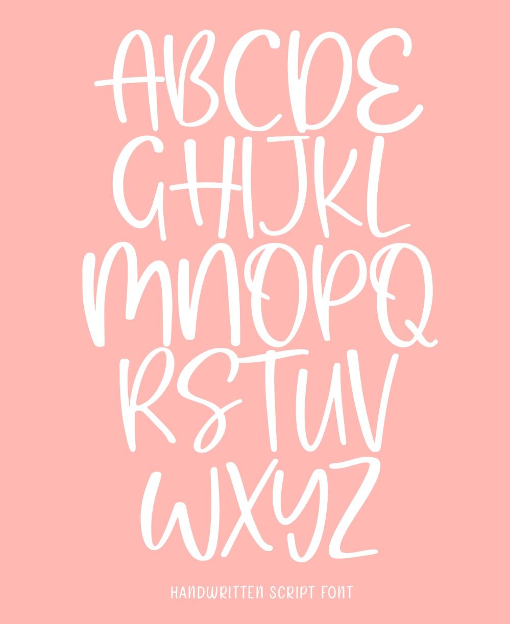 Cute Handwritten Font