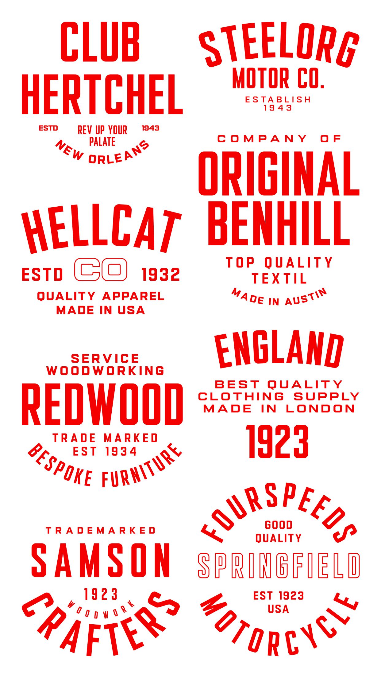 Modern Vintage Font Gemsbuck Pro Typefamily Of 20 Styles