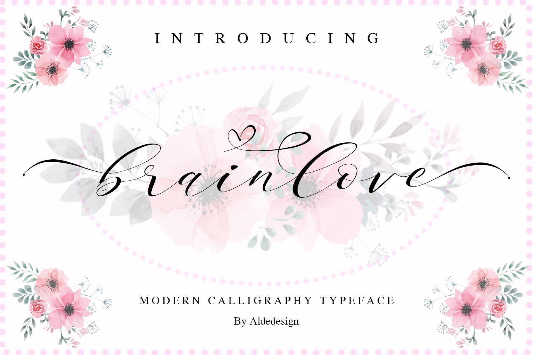 Brainlove — Beautiful Script by Aldedesign | Creative Market