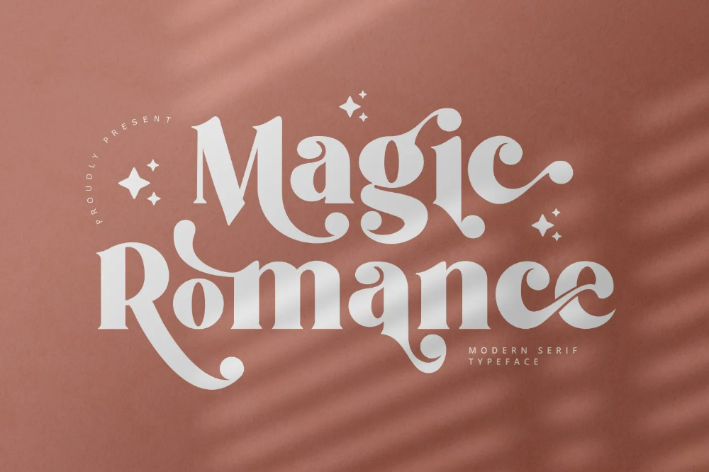 Dafont Magic Romance Font