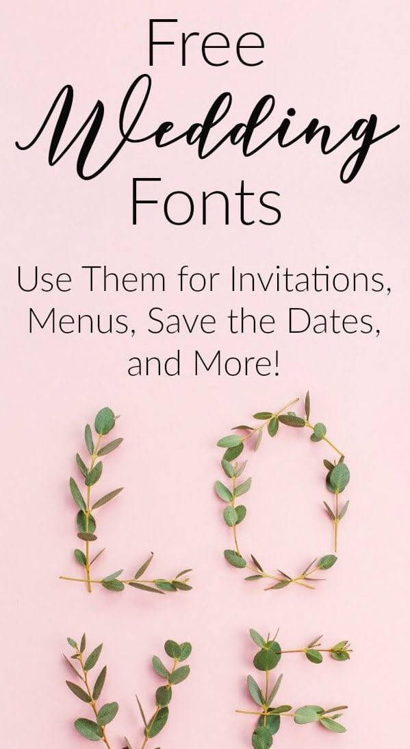 Beautiful Wedding Fonts for Your Dream Day | Free Download