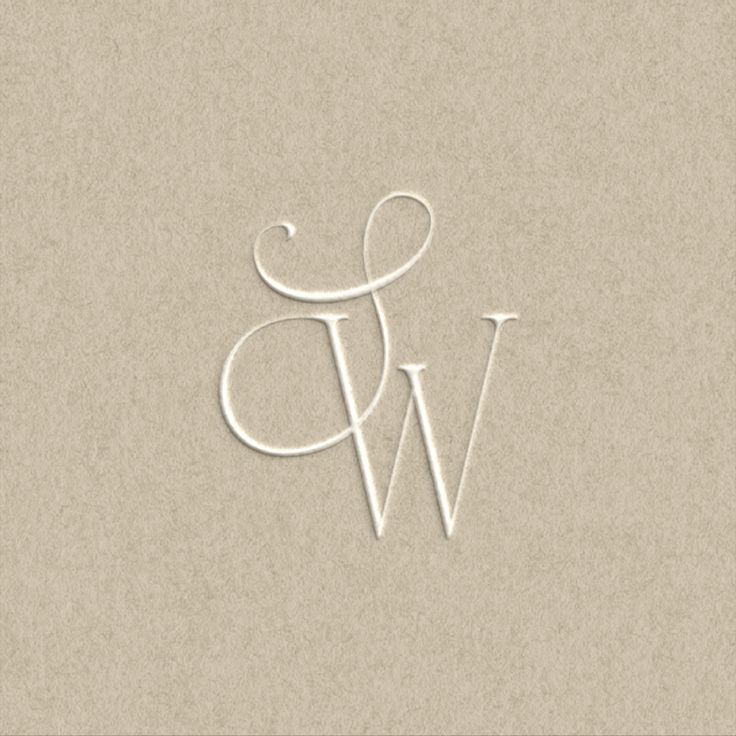 Romantic, Luxury Monogram Logo for Photographer // Branding by Studio Alexia