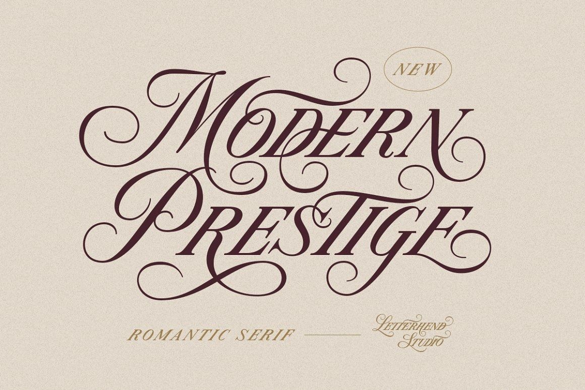 Modern Prestige — Romantic Serif