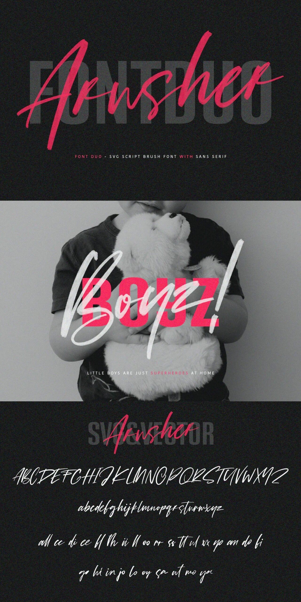 ✩Brush Font Duo for Weddings, Valentines, and Creative Projects✩