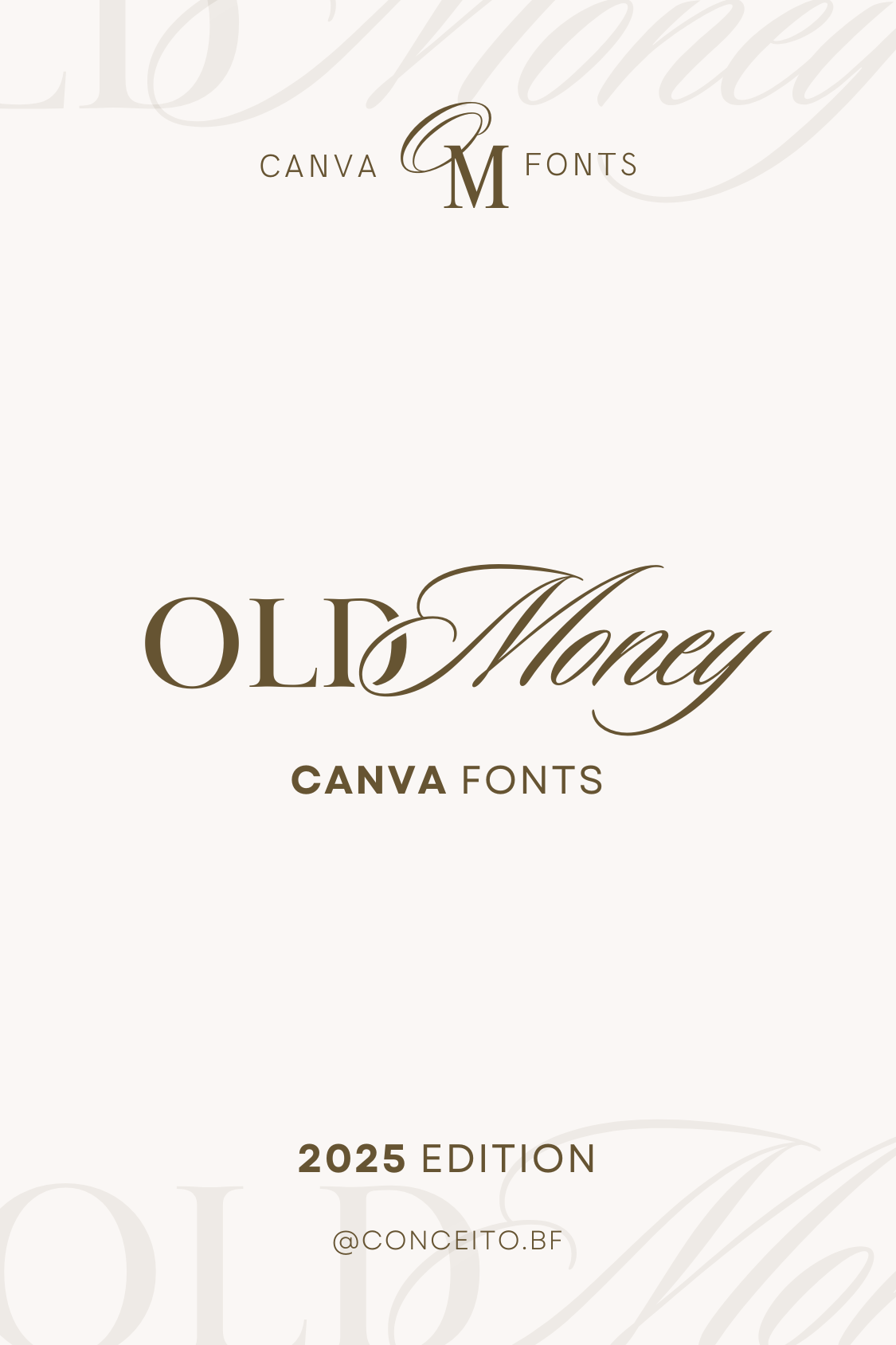 old money fonts