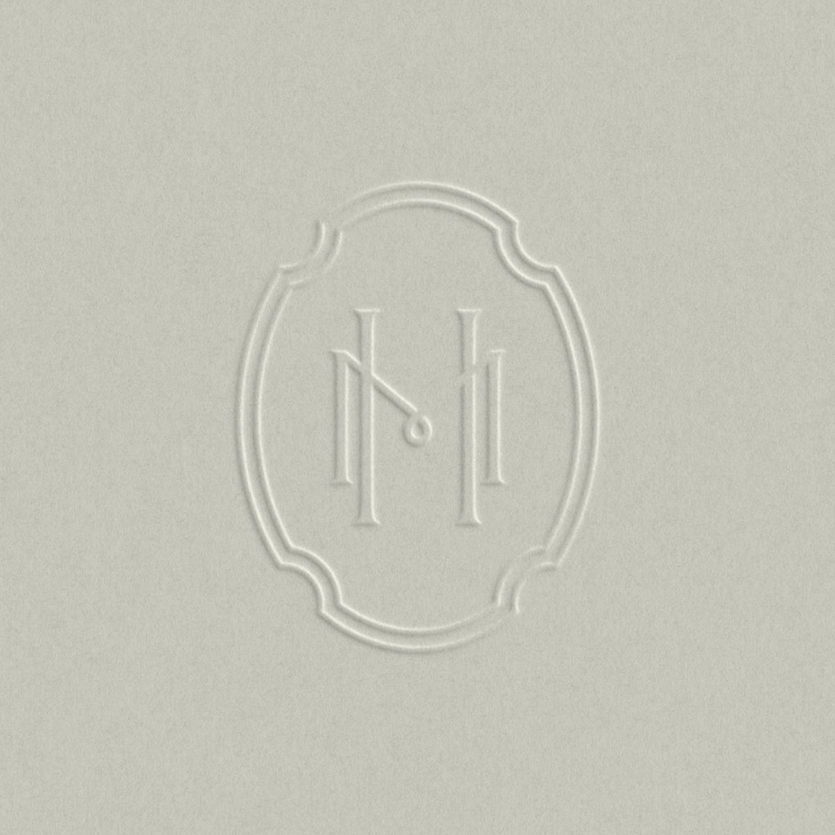 Custom wedding monogram | wedding invitation design | Studio Ashmohr