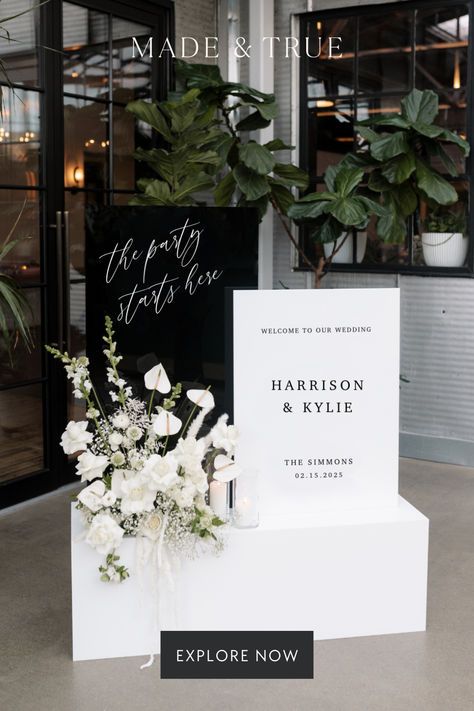 Claire | Welcome Wedding Sign VII