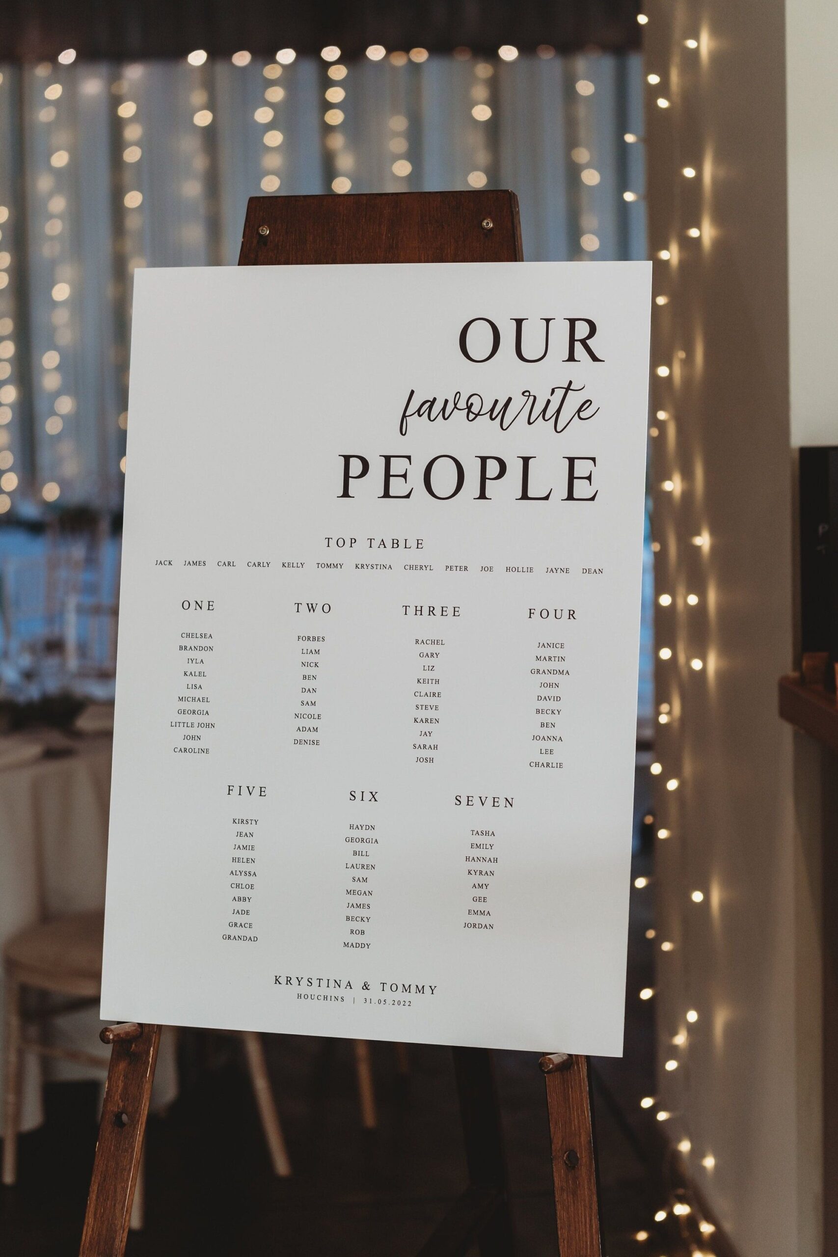 Wedding Seating Plan, Wedding Seating Chart, Seating Chart, Wedding Table Plan, Table Plan, Seating Chart, Our Favourite People