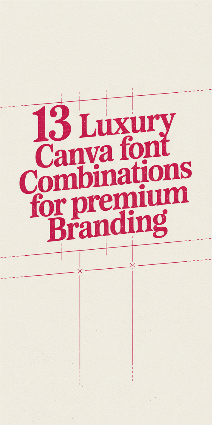 13 Luxury Canva Font Combinations for Premium Branding
