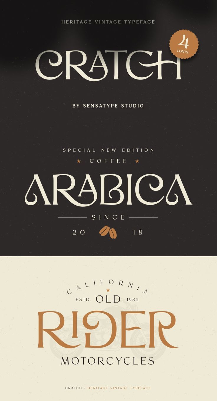 Cratch — Heritage Vintage Typeface