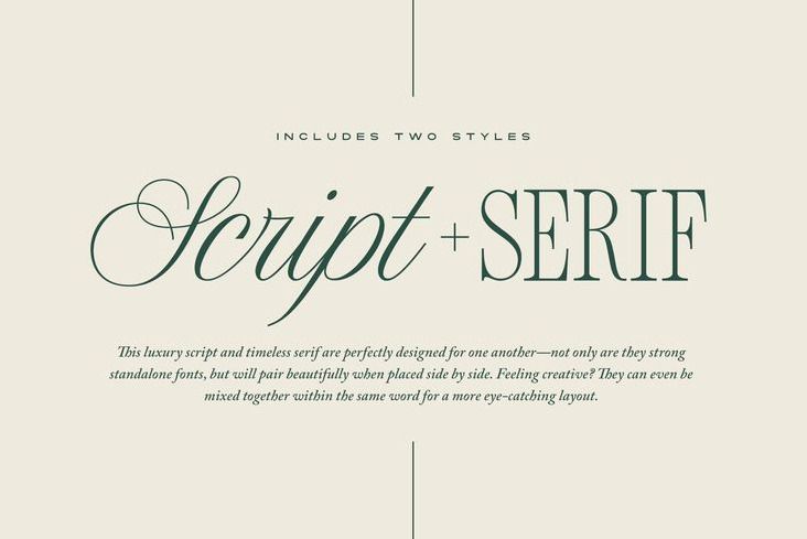New Icon Font Duo a Script Font by Sam Parrett