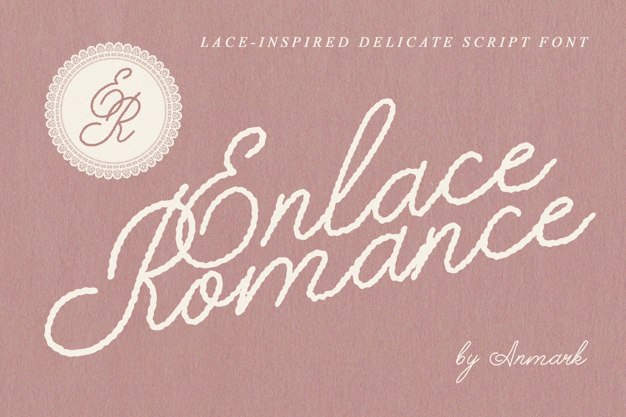 Enlace Romance Delicate Script Font by Anmark | Creative Market