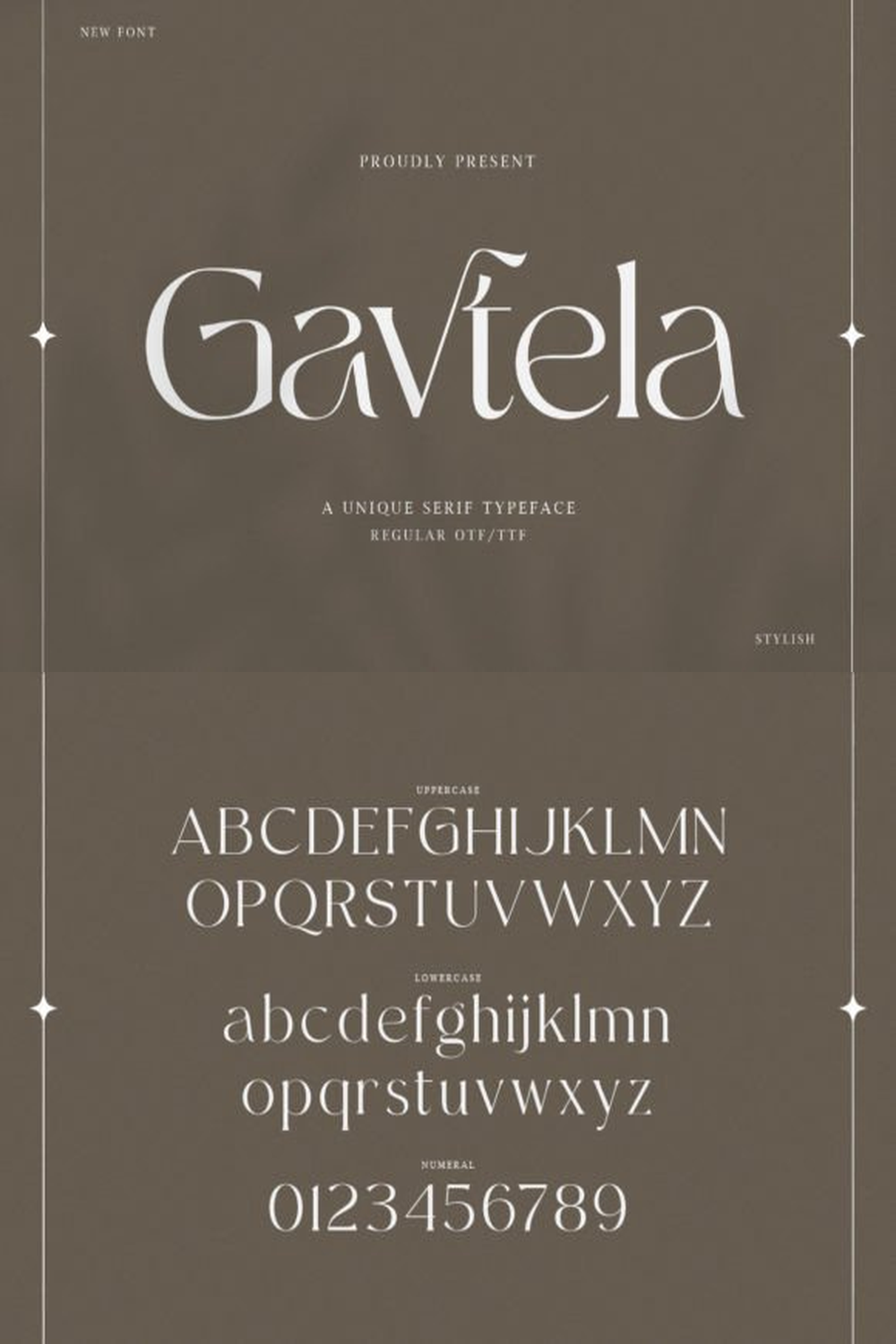 Gavtela Font: Elegant Serif for Spectacular Designs